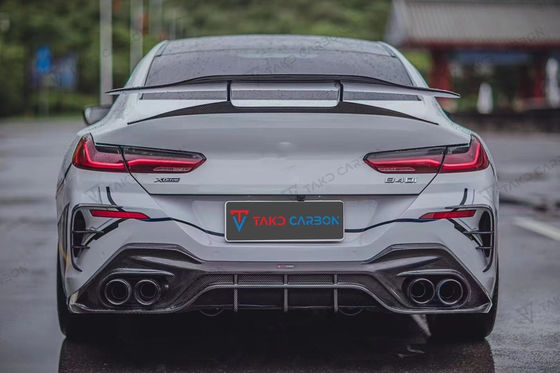 สิ้นส่วนรถยนต์สําหรับ BMW 8 รุ่น G14 G15 G16 840i คาร์บอน ไฟเบอร์ คอร์ดี้คิต 840i คาร์บอน ไฟเบอร์ หน้าสกูป สปอยเลอร์กระจาย