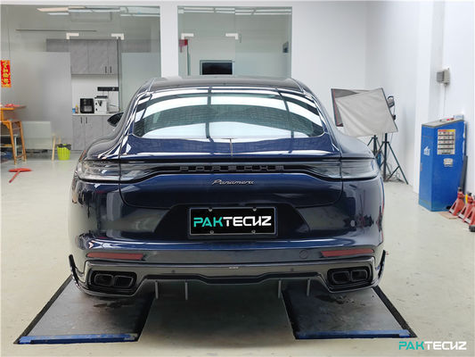 สําหรับ Porsche Palamela 971 คาร์บอนไฟเบอร์ คอร์ดี้คิท Paramela 971 คาร์บอนไฟเบอร์ หน้าลิปดีฟิวเซอร์ สปอยเลอร์ด้านข้างกระโปรงกระโปรง