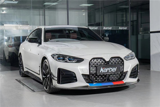 ชิ้นส่วนรถยนต์ ชุดร่างกายใยคาร์บอนสําหรับ BMW 4 ซีรีส G26 G26 ชุดร่างกายสเปลด้านหน้า 4 ประตู