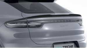 สําหรับ Porsche Cayenne คาร์บอนไฟเบอร์ คอร์ดี้คิต Cayenne คาร์บอนไฟเบอร์ หน้าลิปดีฟิวเซอร์ สโปเลอร์