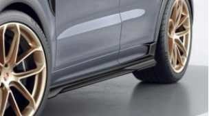สําหรับ Porsche Cayenne คาร์บอนไฟเบอร์ คอร์ดี้คิต Cayenne คาร์บอนไฟเบอร์ หน้าลิปดีฟิวเซอร์ สโปเลอร์