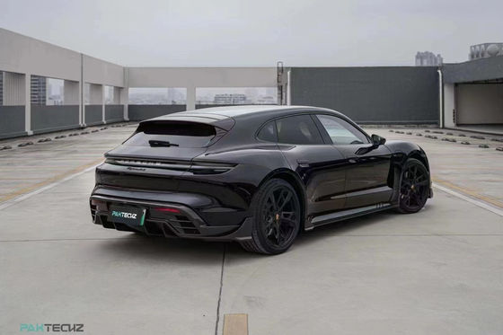 ชุดคอร์พิวเตอร์คาร์บอนไฟเบอร์คาร์บอนไฟเบอร์สําหรับ Porsche Taycan Taycan ปรับปรุง PAKTECHZ Style ชุดคอร์พิวเตอร์