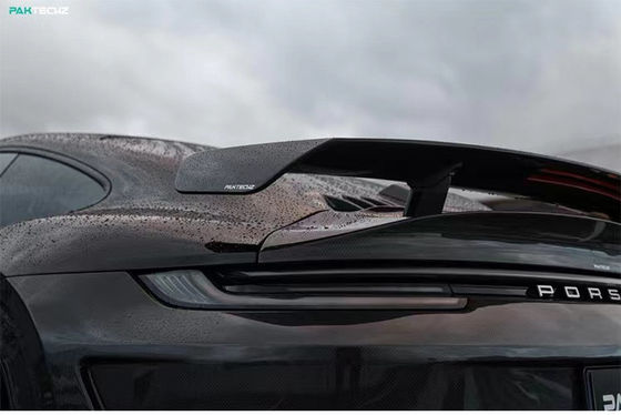 สําหรับ Porsche 992 Turbo Carbon Fiber Spoiler 992 Turbo Upgrade Paktechz Style สปอยเลอร์ครอบหางจากคาร์บอนไฟเบอร์