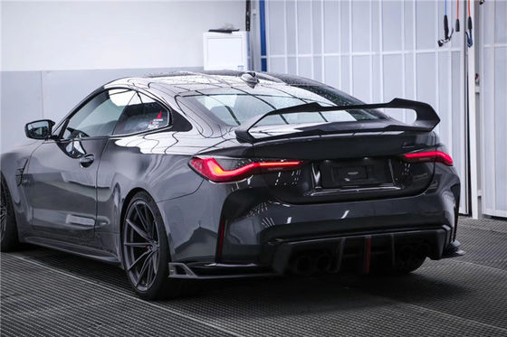 สปอยเลอร์ไฟเบอร์คาร์บอน สปอยเลอร์ไฟเบอร์คาร์บอน สําหรับ BMW 4 ซีรีย์ M4 G22 G82 G82 G22 คาร์บอน ไฟเบอร์เทล สปอยเลอร์ คอบิซิต