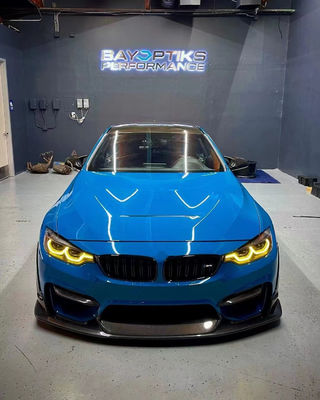 สําหรับ BMW M3 M4 F80F82 คาร์บอนไฟเบอร์ คอร์ดี้คิต M3 M4 F80F82 การปรับปรุงไฟเบอร์คาร์บอนหน้าลิปหน้า spoiler