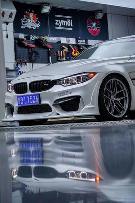 สําหรับ BMW M3 M4 F80F82 คาร์บอนไฟเบอร์ คอร์ดี้คิต M3 M4 F80F82 การปรับปรุงไฟเบอร์คาร์บอนหน้าลิปหน้า spoiler