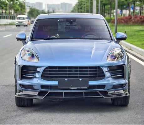 สําหรับ Porsche Mancan คาร์บอน ไฟเบอร์ คอร์ดี้คิต Mancan อัพเกรด CMST-style คาร์บอน ไฟเบอร์หน้าลิป Diffuser Spoiler Widebody Kit