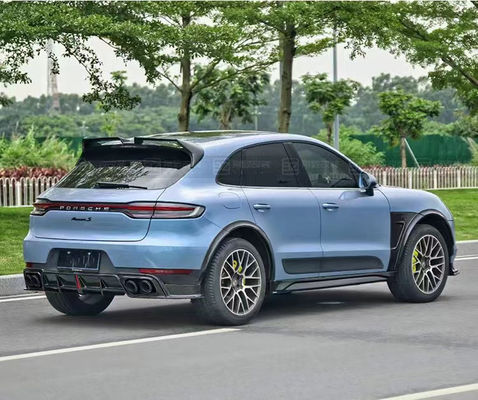 สําหรับ Porsche Mancan คาร์บอน ไฟเบอร์ คอร์ดี้คิต Mancan อัพเกรด CMST-style คาร์บอน ไฟเบอร์หน้าลิป Diffuser Spoiler Widebody Kit