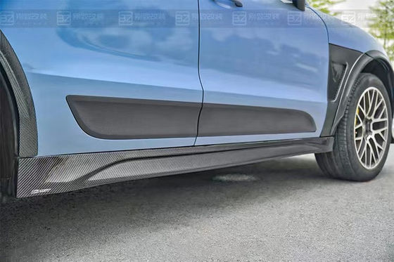 สําหรับ Porsche Mancan คาร์บอน ไฟเบอร์ คอร์ดี้คิต Mancan อัพเกรด CMST-style คาร์บอน ไฟเบอร์หน้าลิป Diffuser Spoiler Widebody Kit