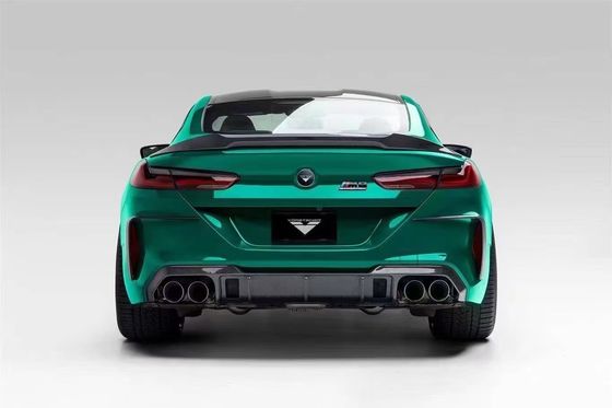 สําหรับ BMW M8 คาร์บอนไฟเบอร์ คอร์ดี้คิท M8 อัพเกรด Vors Style คาร์บอนไฟเบอร์หน้าลิป Diffuser Spoiler Side Skirt คอร์ดี้คิท