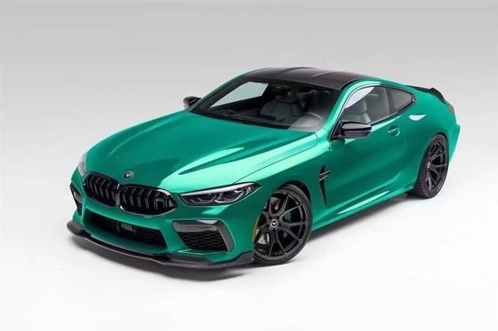 สําหรับ BMW M8 คาร์บอนไฟเบอร์ คอร์ดี้คิท M8 อัพเกรด Vors Style คาร์บอนไฟเบอร์หน้าลิป Diffuser Spoiler Side Skirt คอร์ดี้คิท