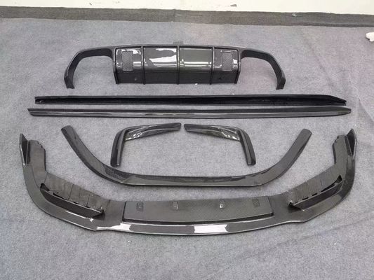 สําหรับ BMW M8 คาร์บอนไฟเบอร์ คอร์ดี้คิท M8 อัพเกรด Vors Style คาร์บอนไฟเบอร์หน้าลิป Diffuser Spoiler Side Skirt คอร์ดี้คิท