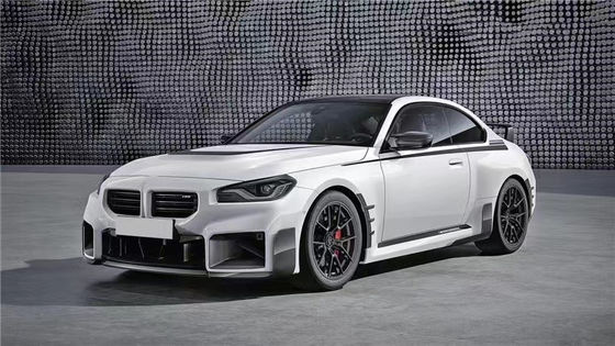 สําหรับ BMW M2 G87 คาร์บอนไฟเบอร์ คอร์ดี้คิต M2 G87 อัพเกรด MP Style คาร์บอนไฟเบอร์ ดิฟฟิวเซอร์ฝีปากด้านหน้า