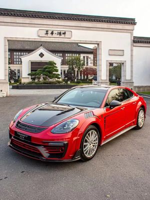 MSY Panamera 971 ชุดเครื่องยนต์ สายแดง สายคาร์บอน ไฟเบอร์ เปลี่ยนหน้า แบมเปอร์ สปอยเลอร์