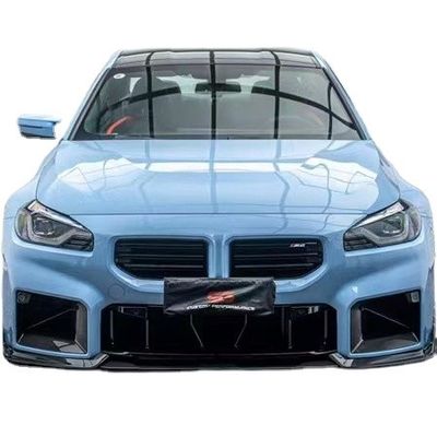 สําหรับ BMW M2 G87 คาร์บอนไฟเบอร์ คอร์ดี้คิต M2 G87 อัพเกรด AE Style คาร์บอนไฟเบอร์ ฟอร์ท ลิป ดีฟิวเซอร์ สปอยเลอร์ คอร์ดี้คิต