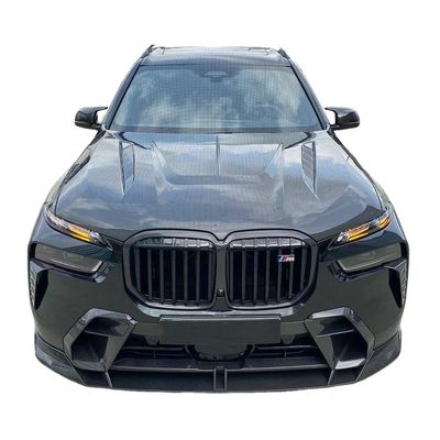 สําหรับ BMW X7 คาร์บอนไฟเบอร์ คอร์ดี้คิต X7 อัพเกรด LD-style คาร์บอนไฟเบอร์หน้าลิป Diffuser Spoiler Hood คอร์ดี้คิต