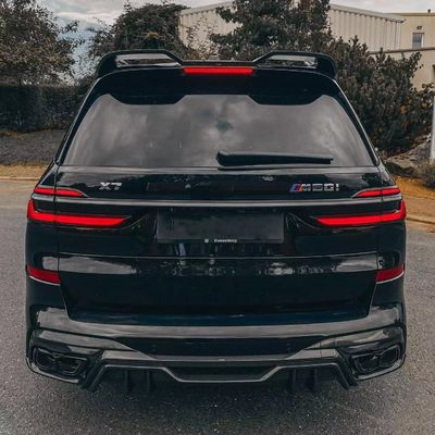 สําหรับ BMW X7 คาร์บอนไฟเบอร์ คอร์ดี้คิต X7 อัพเกรด LD-style คาร์บอนไฟเบอร์หน้าลิป Diffuser Spoiler Hood คอร์ดี้คิต