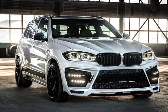 สําหรับ BMW X5 X5M Wide-body Kit X5 X5M อัพเกรด RD Carbon Fiber Style หน้าและหลัง