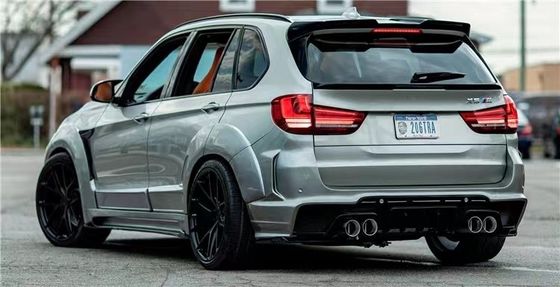 สําหรับ BMW X5 X5M Wide-body Kit X5 X5M อัพเกรด RD Carbon Fiber Style หน้าและหลัง