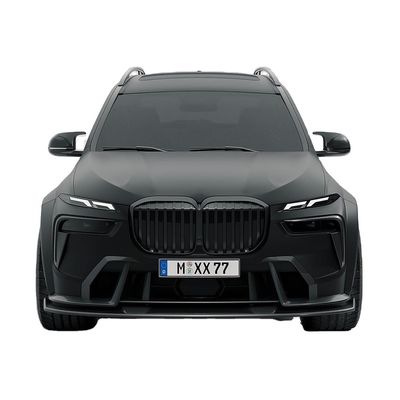 สําหรับ BMW X7 คาร์บอนไฟเบอร์ คอร์ดี้คิต X7 คาร์บอนไฟเบอร์ หน้าลิปดีฟิวเซอร์ สปอยเลอร์ฮูด ด้านกระโปรงกางเกงกางเกงกว้างคอร์ดี้คิต