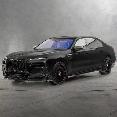 สําหรับ BMW 7 ซีรีย์ คาร์บอน ไฟเบอร์ คอร์ดี้ คิต 7 ซีรีย์ อัพเกรด MSY สไตล์ คาร์บอน ไฟเบอร์ หน้าลิป Diffuser Spoiler คอร์ดี้ คิต