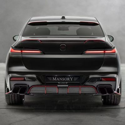 สําหรับ BMW 7 ซีรีย์ คาร์บอน ไฟเบอร์ คอร์ดี้ คิต 7 ซีรีย์ อัพเกรด MSY สไตล์ คาร์บอน ไฟเบอร์ หน้าลิป Diffuser Spoiler คอร์ดี้ คิต