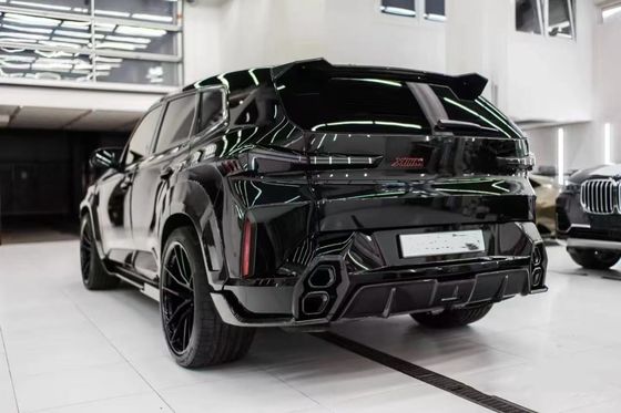 สําหรับ BMW XM Carbon Fiber Widebody Kit XM อัพเกรดแบบ RNG Carbon Fiber หน้าลิป Diffuser วงล้ออาร์ค Spoiler Hood Wide Body