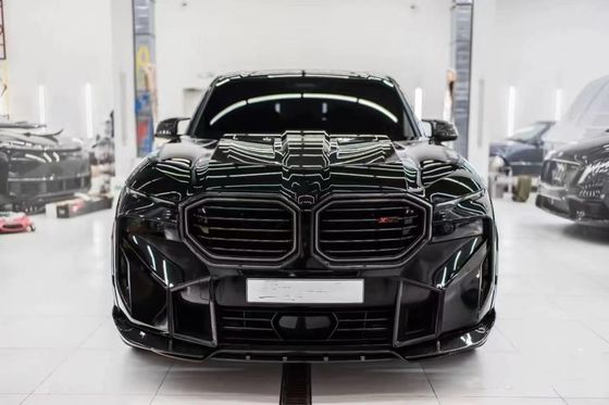 สําหรับ BMW XM Carbon Fiber Widebody Kit XM อัพเกรดแบบ RNG Carbon Fiber หน้าลิป Diffuser วงล้ออาร์ค Spoiler Hood Wide Body