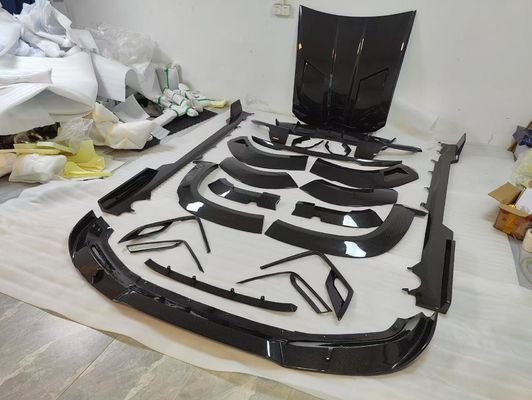 สําหรับ BMW XM Carbon Fiber Widebody Kit XM อัพเกรดแบบ RNG Carbon Fiber หน้าลิป Diffuser วงล้ออาร์ค Spoiler Hood Wide Body