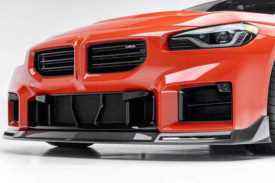 สําหรับ BMW M2 คาร์บอนไฟเบอร์ คอร์ดี้คิต M2 อัพเกรด Vors-style คาร์บอนไฟเบอร์หน้าลิป Diffuser Spoiler Hood