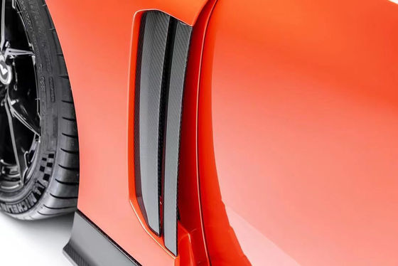สําหรับ BMW M2 คาร์บอนไฟเบอร์ คอร์ดี้คิต M2 อัพเกรด Vors-style คาร์บอนไฟเบอร์หน้าลิป Diffuser Spoiler Hood