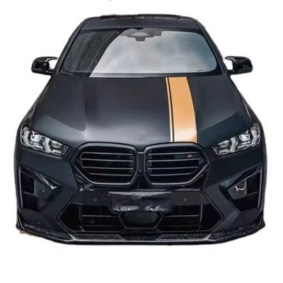 สําหรับ BMW X5M X6M คาร์บอน ไฟเบอร์ คอร์ดี้คิต X5M X6M คาร์บอน ไฟเบอร์ หน้าลิป Diffuser Spoiler Side Skirt Hood