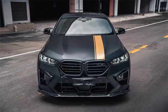 สําหรับ BMW X5M X6M คาร์บอน ไฟเบอร์ คอร์ดี้คิต X5M X6M คาร์บอน ไฟเบอร์ หน้าลิป Diffuser Spoiler Side Skirt Hood