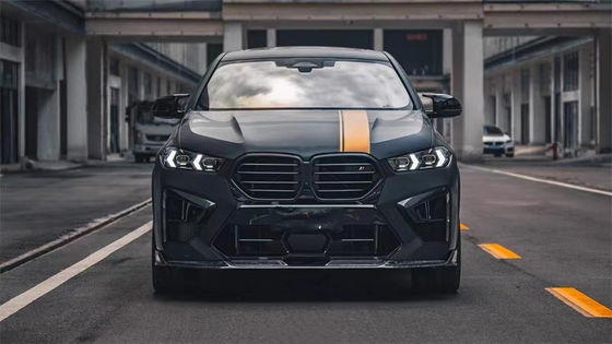 สําหรับ BMW X5M X6M คาร์บอน ไฟเบอร์ คอร์ดี้คิต X5M X6M คาร์บอน ไฟเบอร์ หน้าลิป Diffuser Spoiler Side Skirt Hood