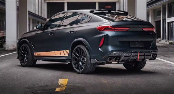 สําหรับ BMW X5M X6M คาร์บอน ไฟเบอร์ คอร์ดี้คิต X5M X6M คาร์บอน ไฟเบอร์ หน้าลิป Diffuser Spoiler Side Skirt Hood