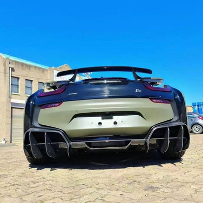 สําหรับ BMW I8 คาร์บอน ไฟเบอร์ คอร์ดี้ คิต I8 คาร์บอน ไฟเบอร์ หน้าลิป Diffuser Spoiler Side Skirt