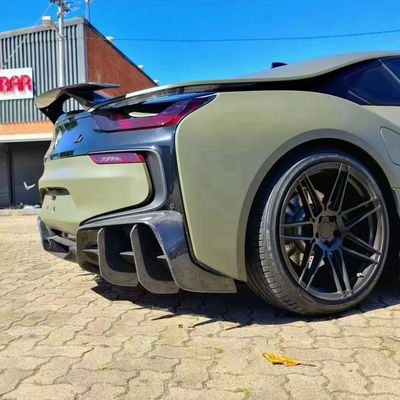 สําหรับ BMW I8 คาร์บอน ไฟเบอร์ คอร์ดี้ คิต I8 คาร์บอน ไฟเบอร์ หน้าลิป Diffuser Spoiler Side Skirt