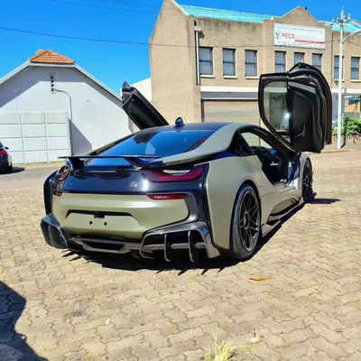 สําหรับ BMW I8 คาร์บอน ไฟเบอร์ คอร์ดี้ คิต I8 คาร์บอน ไฟเบอร์ หน้าลิป Diffuser Spoiler Side Skirt