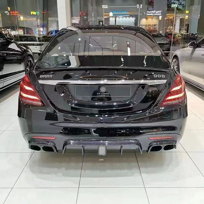 สายกระจายอากาศด้านหลังสําหรับ Mercedes-Benz W222 AMG S63 S65 S63 S65 ชุดร่างกายใยคาร์บอน