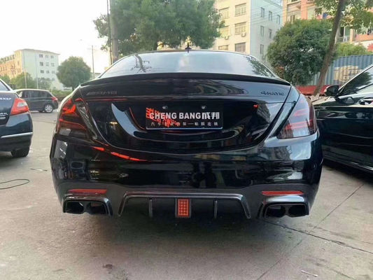 สายกระจายอากาศด้านหลังสําหรับ Mercedes-Benz W222 AMG S63 S65 S63 S65 ชุดร่างกายใยคาร์บอน