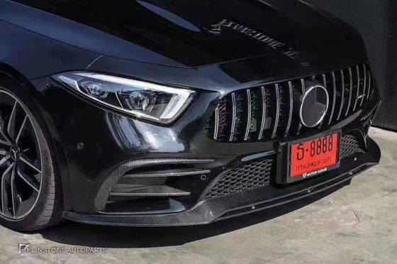 ขาย 2018-2022 สําหรับ Mercedes CLS300 CLS350 W257 คาร์บอน ไฟเบอร์ คอร์ดี้ คิต CLS ไฟเบอร์ คาร์บอน หน้าสกูป สปอยเลอร์ ดิฟฟิวเซอร์หลัง