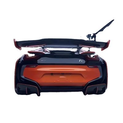 I8 BMW Body Kit Car 2018 - 2019 สปอยเลอร์ไฟเบอร์คาร์บอนหน้า แบมเปอร์ สปอยเลอร์ปีก