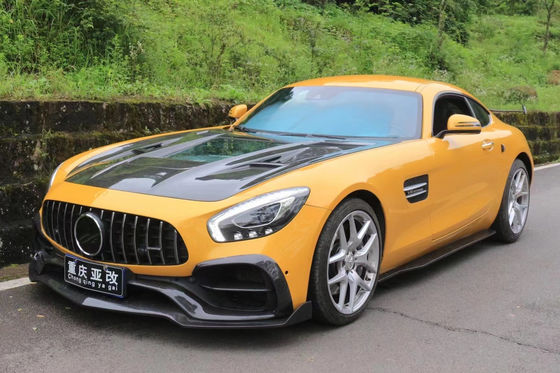 สําหรับ Mercedes AMG GT คาร์บอน ไฟเบอร์ คอร์ดี้คิต AMG GT คาร์บอน ไฟเบอร์ หน้าลิป ดิฟฟิวเซอร์ สโปเลอร์