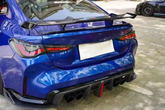 G82 M4 Bmw M4 Body Kit F82 ลิปหน้า G80 M3 กระโปรงข้าง เครื่องกระจายไฟเบอร์คาร์บอน