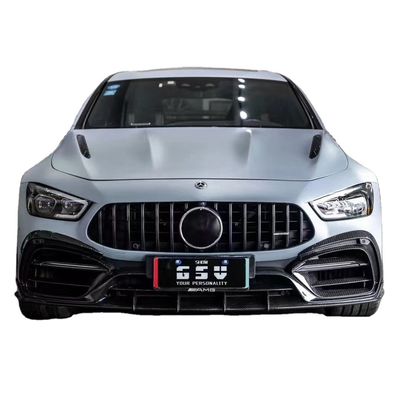 สําหรับ Mercedes AMG GT50 53 63 คาร์บอน ไฟเบอร์ คอร์ดี้คิต AMG GT50 53 63 อัพเกรดท็อปสไตล์ คาร์บอน ไฟเบอร์หน้าลิป ดิฟฟิวเซอร์ สโปเลอร์