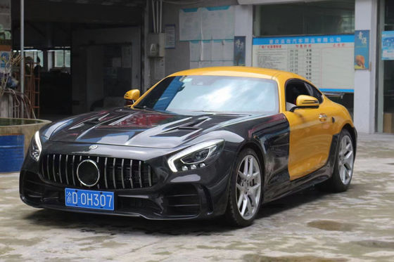 สิ้นส่วนรถยนต์สําหรับ Mercedes-Benz AMG GT GTC GTS Body Kit AMG GT GTC GTS อัพเกรดแบบ GTR หน้าและหลัง