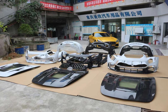 สิ้นส่วนรถยนต์สําหรับ Mercedes-Benz AMG GT GTC GTS Body Kit AMG GT GTC GTS อัพเกรดแบบ GTR หน้าและหลัง
