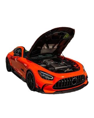 สิ้นส่วนรถยนต์สําหรับ Mercedes AMG GT GTC GTS คอร์ดี้คิต AMG GT อัพเกรด สีดํา ซีรี่ย์สไตล์หน้าและหลัง