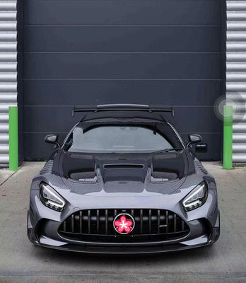 สิ้นส่วนรถยนต์สําหรับ Mercedes AMG GT GTC GTS คอร์ดี้คิต AMG GT อัพเกรด สีดํา ซีรี่ย์สไตล์หน้าและหลัง