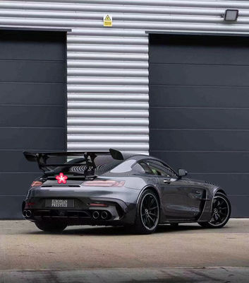 สิ้นส่วนรถยนต์สําหรับ Mercedes AMG GT GTC GTS คอร์ดี้คิต AMG GT อัพเกรด สีดํา ซีรี่ย์สไตล์หน้าและหลัง